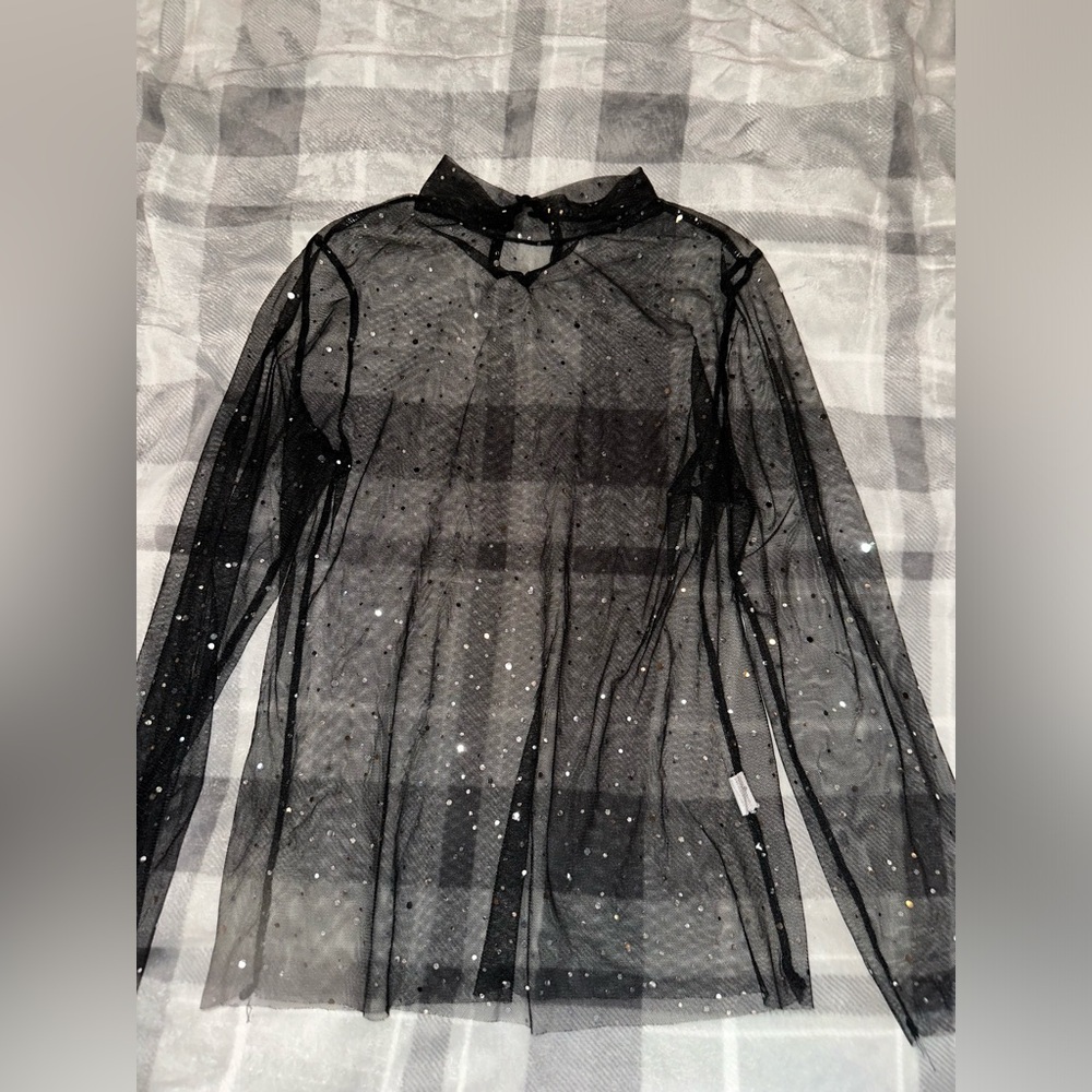 Mesh Glitter Shirt